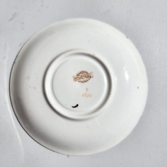 Alfred B Pearce & Co Antique English Bone China Tea Cup Saucer Set Vintage Plate - Picture 12 of 16
